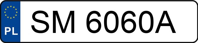 Numer rejestracyjny SM 6060A posiada VOLKSWAGEN Golf IV 1.6 MR`97 Trendline - SM6060A