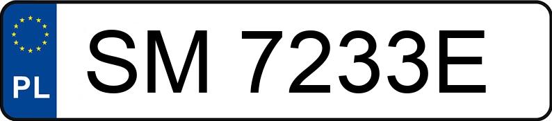 Numer rejestracyjny SM 7233E posiada VOLVO XC60 - SM7233E