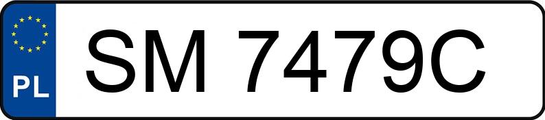 Numer rejestracyjny SM 7479C posiada NIEWIADÓW N250 - SM7479C