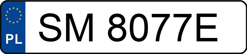 Numer rejestracyjny SM 8077E posiada AUDI A3 - SM8077E Numer rejestracyjny SM 8077E posiada AUDI A3 - SM8077E