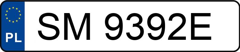 Numer rejestracyjny SM 9392E posiada AUDI A4 2.5 TDI - SM9392E Numer rejestracyjny SM 9392E posiada AUDI A4 2.5 TDI - SM9392E