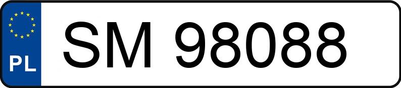 Numer rejestracyjny SM 98088 posiada VOLVO XC60 - SM98088