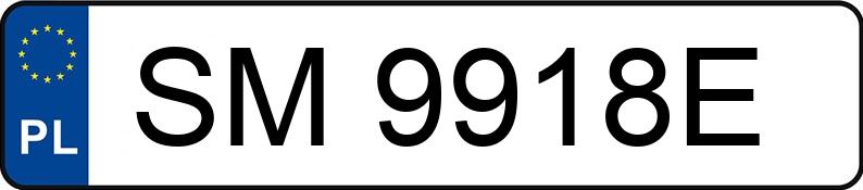 Numer rejestracyjny SM 9918E posiada FORD FUSION - SM9918E Numer rejestracyjny SM 9918E posiada FORD FUSION - SM9918E