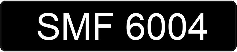 Numer rejestracyjny SMF 6004 posiada POLSKI FIAT 126P - SMF6004