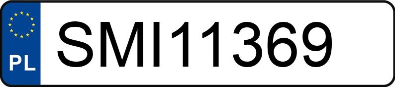 Numer rejestracyjny SMI 11369 posiada NISSAN QASHQAI+2 - SMI11369 Numer rejestracyjny SMI 11369 posiada NISSAN QASHQAI+2 - SMI11369