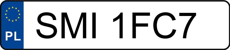 Numer rejestracyjny SMI 1FC7 posiada FIAT PANDA - SMI1FC7 Numer rejestracyjny SMI 1FC7 posiada FIAT PANDA - SMI1FC7