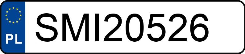 Numer rejestracyjny SMI 20526 posiada VOLKSWAGEN Golf III 1.6i Kat. MR`91 GL - SMI20526