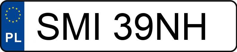 Numer rejestracyjny SMI 39NH posiada PEUGEOT 305 - SMI39NH