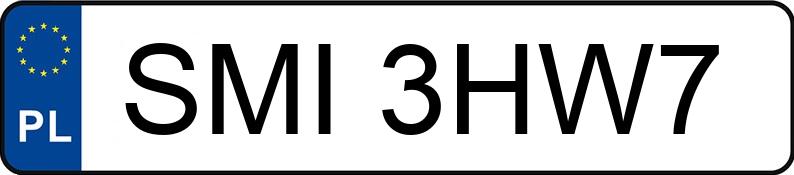 Numer rejestracyjny SMI 3HW7 posiada AUDI A3 1.8 Kat. MR`01 8L T Ambiente - SMI3HW7