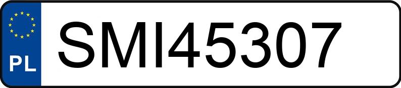 Numer rejestracyjny SMI 45307 posiada VOLKSWAGEN Polo V 1.2 TDI-CR MR`09 E5 Trendline - SMI45307