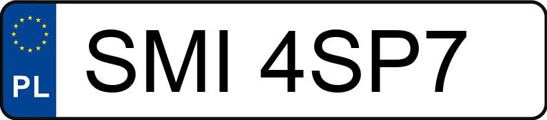 Numer rejestracyjny SMI 4SP7 posiada VOLVO FH VTA3T - SMI4SP7