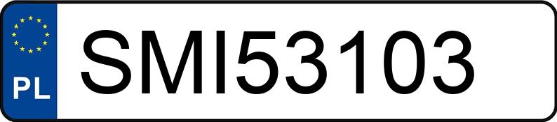 Numer rejestracyjny SMI 53103 posiada VOLKSWAGEN GOLF - SMI53103 Numer rejestracyjny SMI 53103 posiada VOLKSWAGEN GOLF - SMI53103