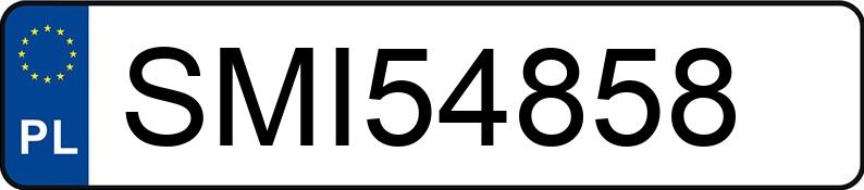 Numer rejestracyjny SMI 54858 posiada HONDA CIVIC TYPE R - SMI54858