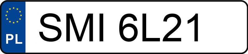 Numer rejestracyjny SMI 6L21 posiada VOLKSWAGEN PASSAT - SMI6L21