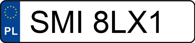 Numer rejestracyjny SMI 8LX1 posiada VOLKSWAGEN PASSAT - SMI8LX1