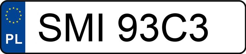 Numer rejestracyjny SMI 93C3 posiada KIA VENGA - SMI93C3