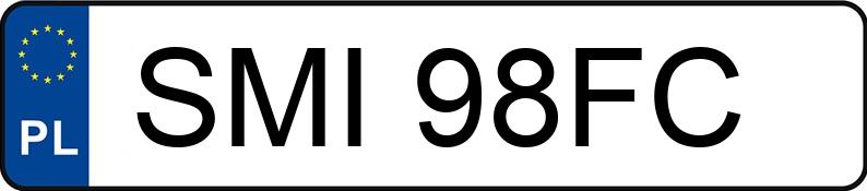 Numer rejestracyjny SMI 98FC posiada MERCEDES-BENZ 190 E 1.8 Kat. 201 190 E 1.8 Kat. 201 - SMI98FC