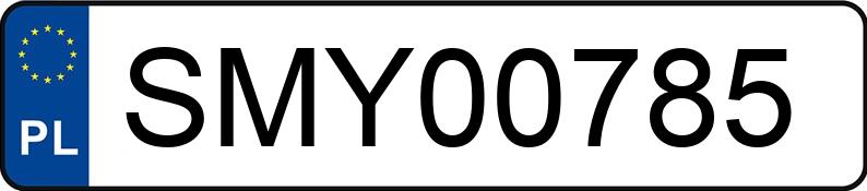Numer rejestracyjny SMY 00785 posiada AUDI A7 SPORTBACK - SMY00785 Numer rejestracyjny SMY 00785 posiada AUDI A7 SPORTBACK - SMY00785