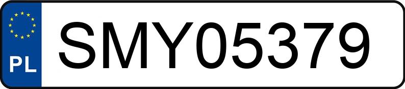 Numer rejestracyjny SMY 05379 posiada BMW X1 2.0 Diesel MR`13 E5 E84 xDrive18d - SMY05379