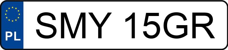 Numer rejestracyjny SMY 15GR posiada FIAT  - SMY15GR