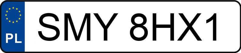 Numer rejestracyjny SMY 8HX1 posiada BMW 320CI - SMY8HX1