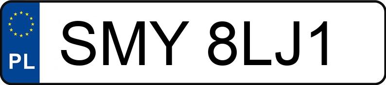 Numer rejestracyjny SMY 8LJ1 posiada VOLKSWAGEN TRANSPORTER - SMY8LJ1