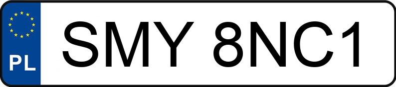 Numer rejestracyjny SMY 8NC1 posiada MERCEDES-BENZ 200 D - SMY8NC1