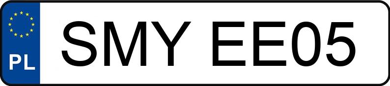 Numer rejestracyjny SMY EE05 posiada RENAULT ESPACE - SMYEE05