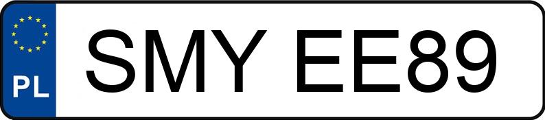 Numer rejestracyjny SMY EE89 posiada SKODA KAMIQ NW - SMYEE89