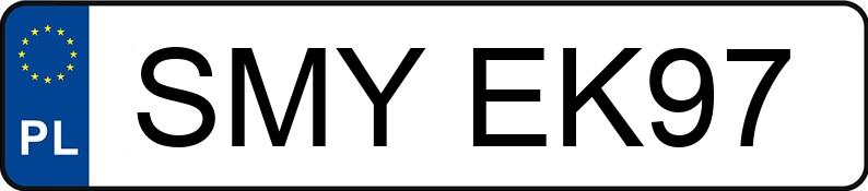 Numer rejestracyjny SMY EK97 posiada BMW 520D - SMYEK97 Numer rejestracyjny SMY EK97 posiada BMW 520D - SMYEK97