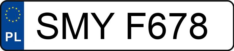 Numer rejestracyjny SMY F678 posiada FSO-WARSZAWA 125P 1.5 - SMYF678