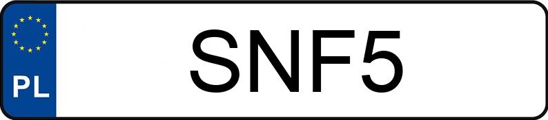 Реєстраційний номер SNF 5 має MERCEDES-BENZ S 420 Kat. 140 SEL - SNF5