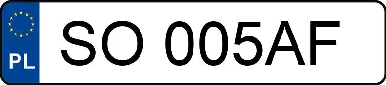 Numer rejestracyjny SO 005AF posiada MERCEDES-BENZ A 180 D - SO005AF