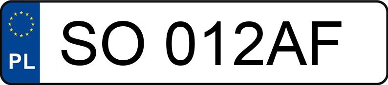 Numer rejestracyjny SO 012AF posiada OPEL CORSA - SO012AF Numer rejestracyjny SO 012AF posiada OPEL CORSA - SO012AF