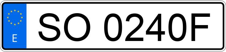 Numer rejestracyjny SO0240F posiada OPEL ASTRA