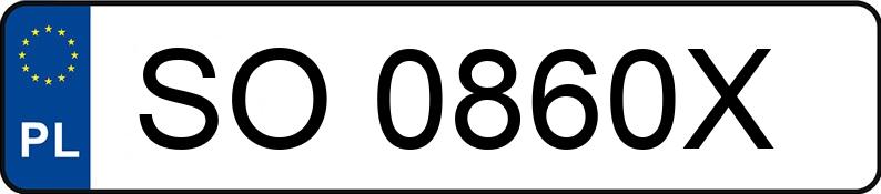 Numer rejestracyjny SO 0860X posiada DACIA JOGGER - SO0860X