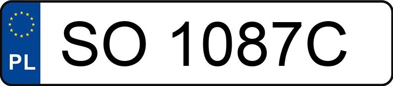 Numer rejestracyjny SO 1087C posiada OPEL ASTRA - SO1087C