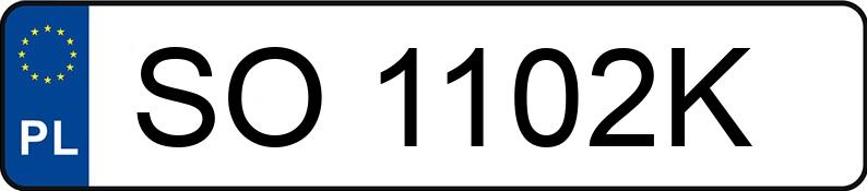 Pirat drogowy w pojeździe o numerach rejestracyjnych SO1102K Pirat drogowy w pojeździe o numerach rejestracyjnych SO1102K