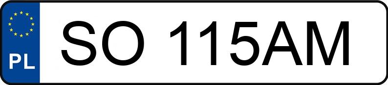 Numer rejestracyjny SO 115AM posiada OPEL CORSA - SO115AM