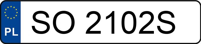 Numer rejestracyjny SO 2102S posiada PEUGEOT 206 - SO2102S