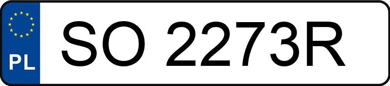 Numer rejestracyjny SO 2273R posiada FORD FIESTA - SO2273R Numer rejestracyjny SO 2273R posiada FORD FIESTA - SO2273R