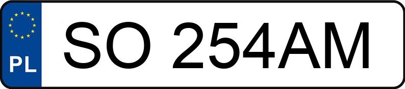 Numer rejestracyjny SO 254AM posiada PEUGEOT 206 1.4 MR`03 E3 Happy 75 - SO254AM