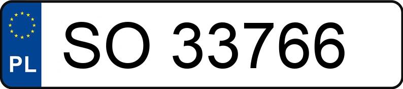 Numer rejestracyjny SO 33766 posiada BMW  - SO33766