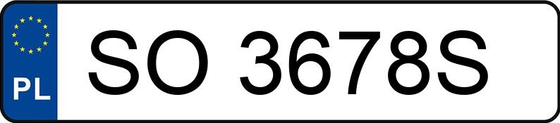 Numer rejestracyjny SO 3678S posiada BMW 525 - SO3678S