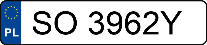 Numer rejestracyjny SO 3962Y posiada FORD S-MAX - SO3962Y