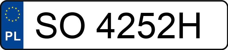 Numer rejestracyjny SO 4252H posiada FIAT Stilo 1.9 JTD Kat. MR`01 E3 192 Dynamic - SO4252H