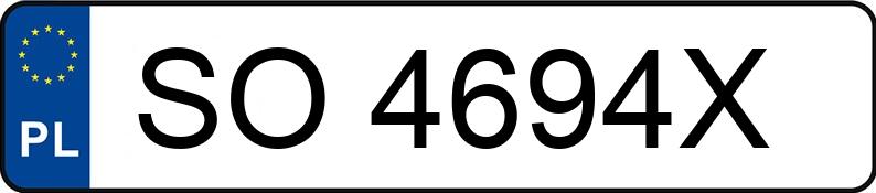 Numer rejestracyjny SO 4694X posiada SKODA FABIA - SO4694X Numer rejestracyjny SO 4694X posiada SKODA FABIA - SO4694X