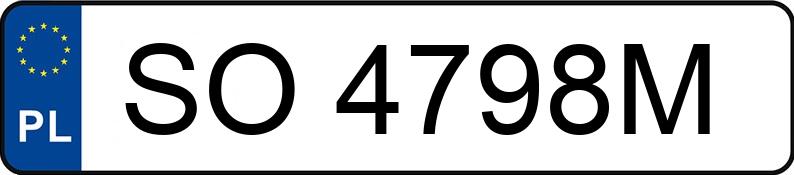 Numer rejestracyjny SO 4798M posiada SAAB 9-3 - SO4798M