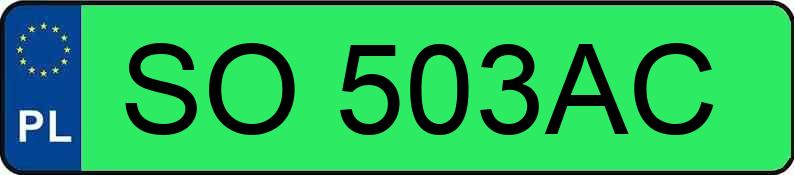 Numer rejestracyjny SO 503AC posiada AUDI Q4 45 E-TRON - SO503AC