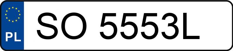 Numer rejestracyjny SO 5553L posiada SKODA FABIA 6Y - SO5553L